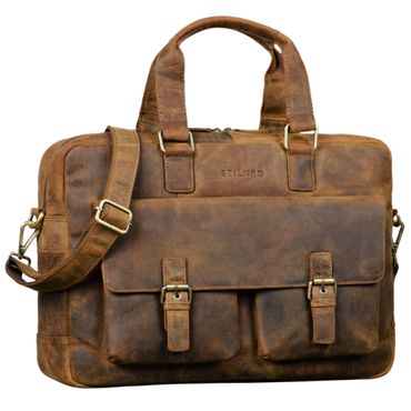 Leder Businesstasche Vintage braun