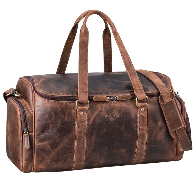 "Myles" Vintage Weekender Reisetasche Herren Leder zum Umhängen "Myles" Vintage Weekender Reisetasche Herren Leder zum Umhängen