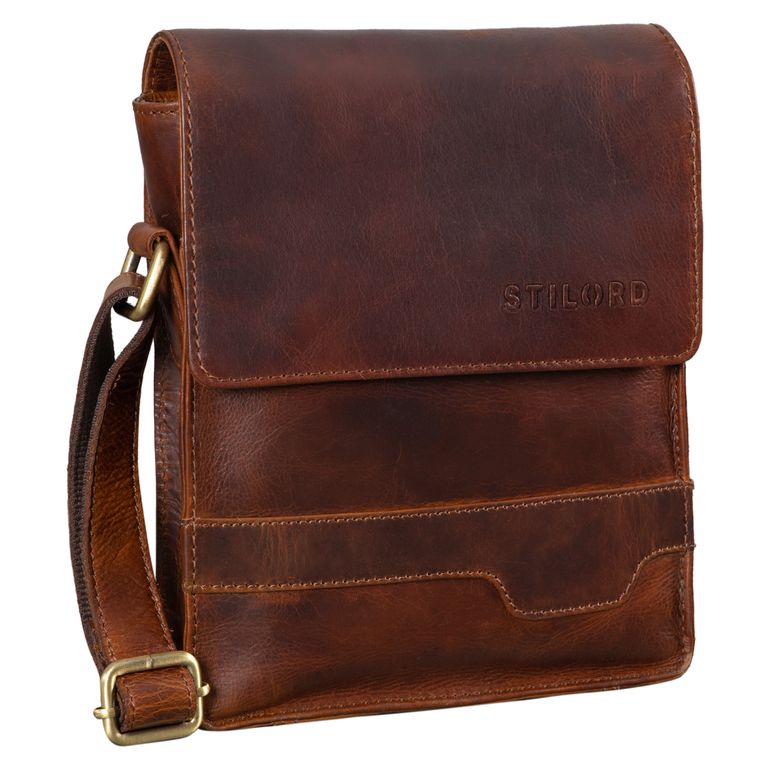 "Sven" Herrenhandtasche Leder Umhängetasche