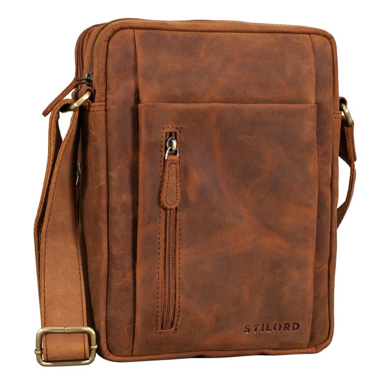 "Irving" Vintage Leder Tasche Klein