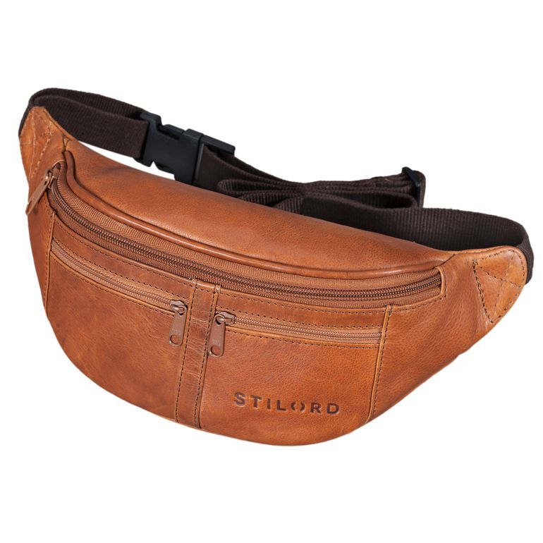B-WARE "Echo" Vintage Leder Gürteltasche Leder 
