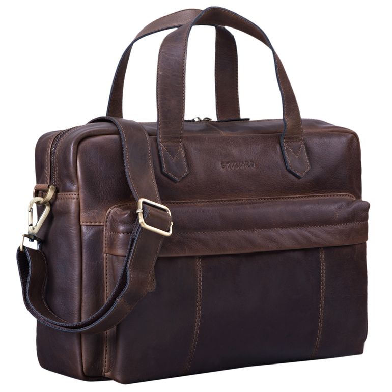 B-WARE "Erich" Vintage Leder Bürotasche