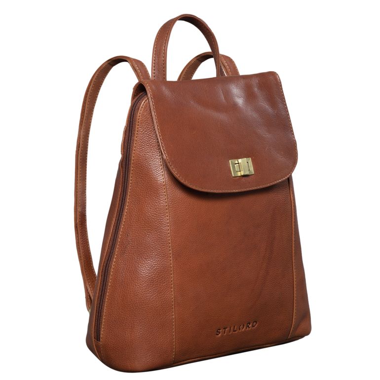 "Victoria II" Lederrucksack Damen Vintage