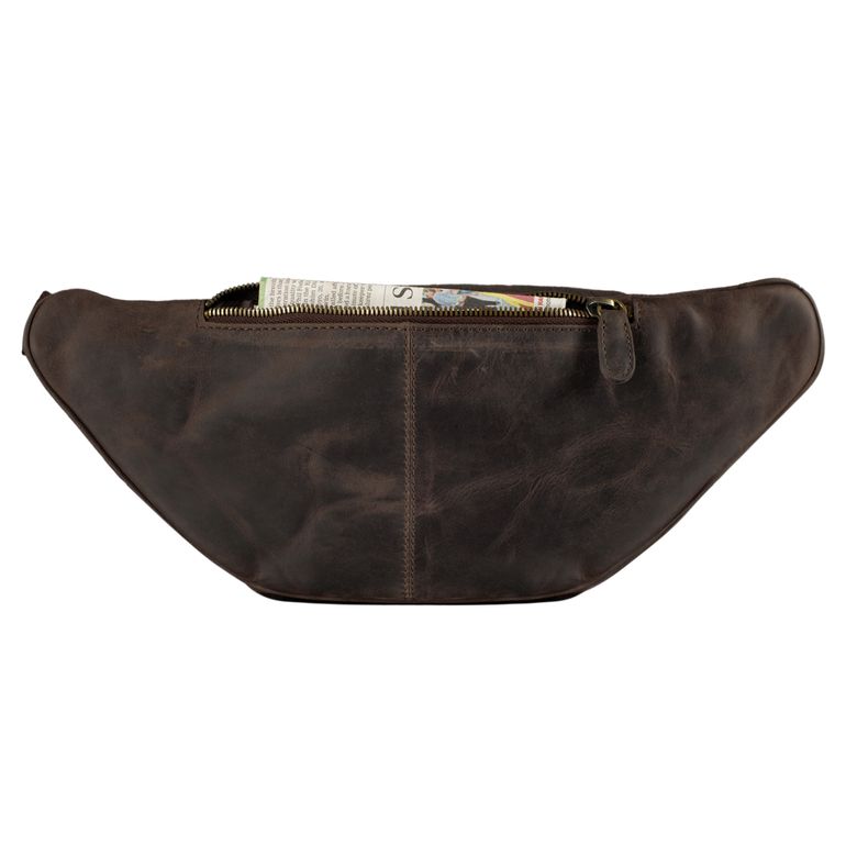 Caspar Kleine Damen-Gürteltasche Mit Gürtel – Elegant, Mit Nieten & Strass, Kunstleder