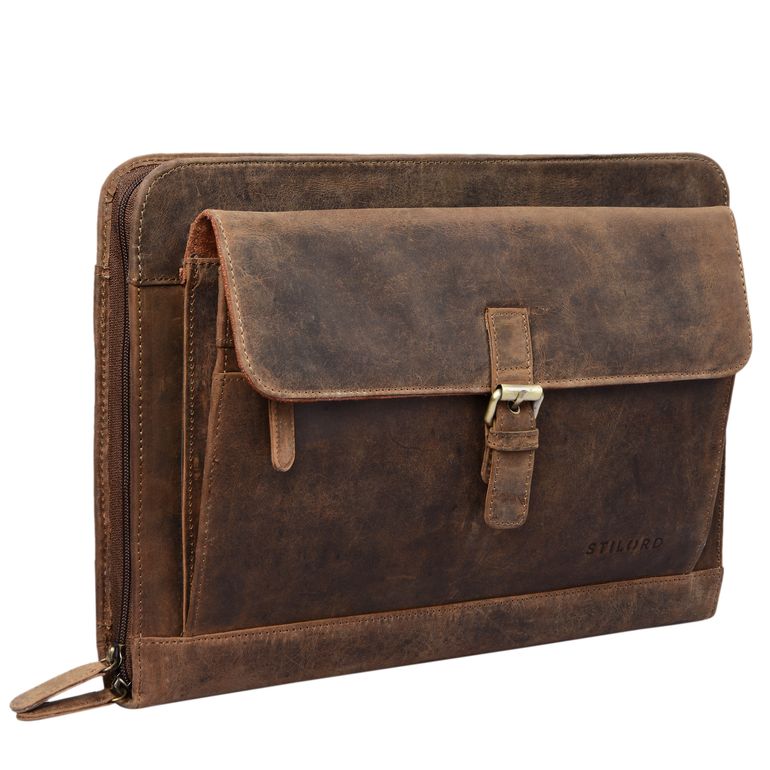 B-WARE "Emilius" Aktenmappe Leder A4