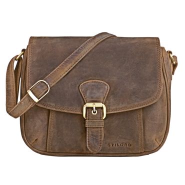 "Violeta" Leder Umhängetasche Damen Vintage