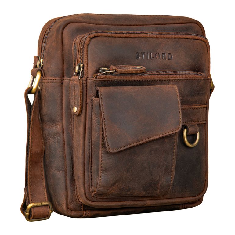 "Ryan" Crossbody Tasche Herren Leder