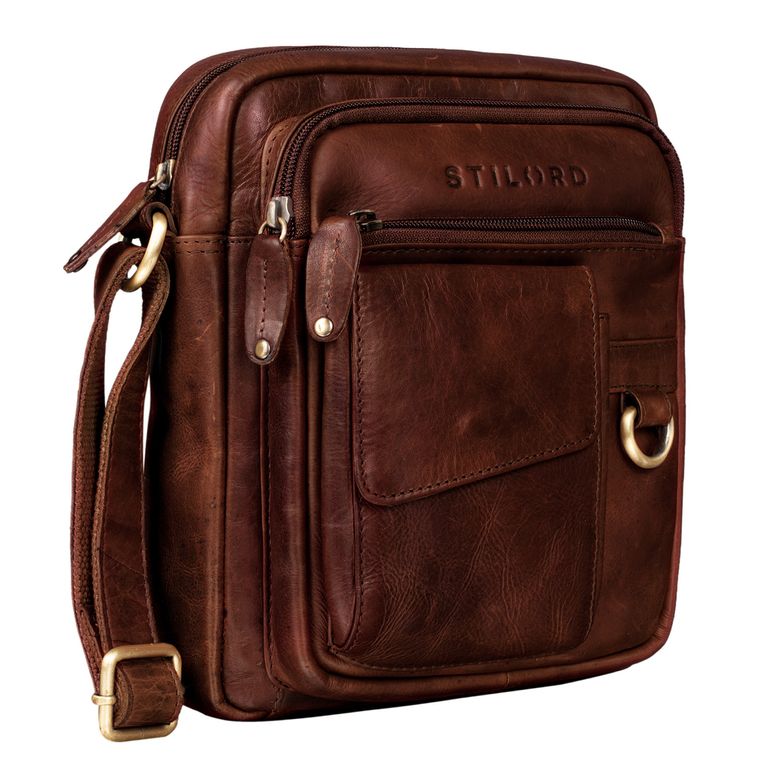 "Ryan" Crossbody Tasche Herren Leder