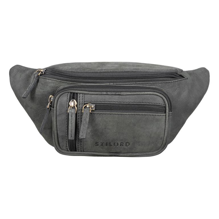 Bauchtasche Leder Grau Bauchtasche Leder Grau