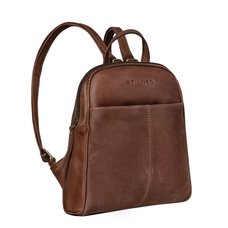 "Charlotte" Rucksack Damen Elegant Leder