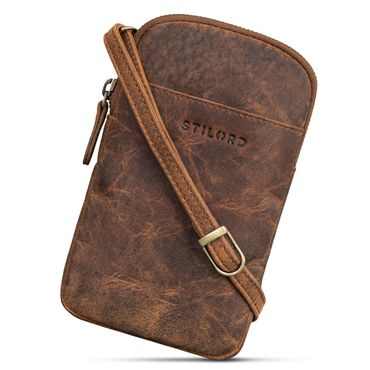 "Loki" Brustbeutel Leder Handytasche