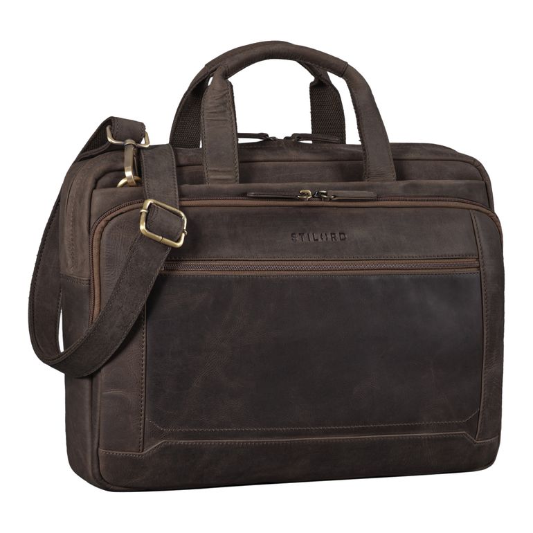 "Antoine" Vintage Ledertasche Business