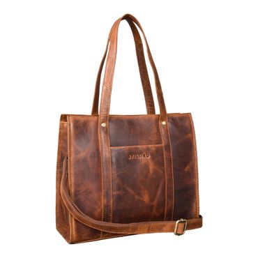 Ledertasche Damen braun Vintage