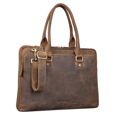 "Joanna" Laptoptasche Damen Elegant Leder