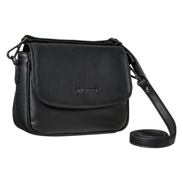 Elegante Lederhandtasche Damen schwarz