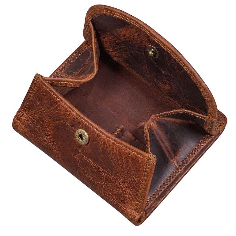 Ledermünzbörse braun Ledermünzbörse braun