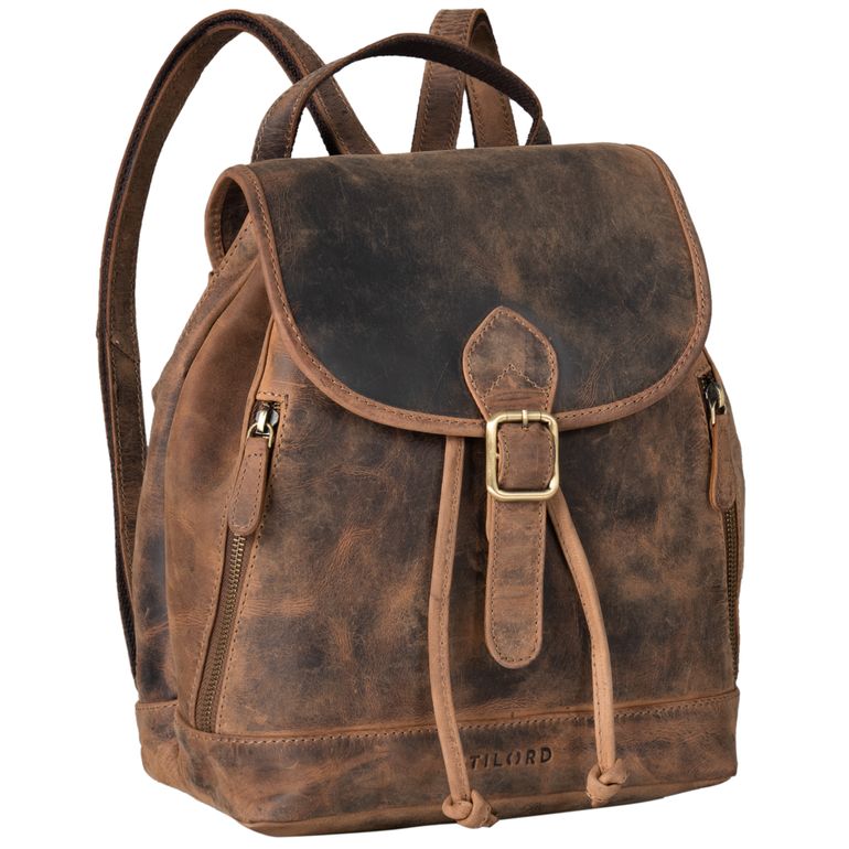 B-WARE "Allison" Rucksack Damen Modern Leder