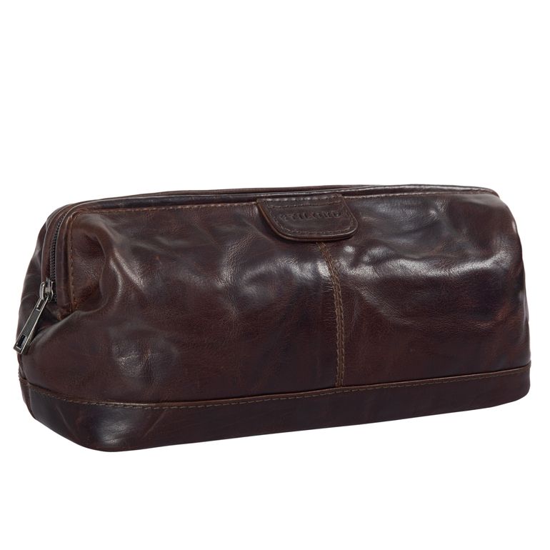 B-WARE "Laurin" Kulturtasche Männer Leder