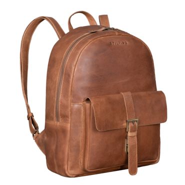 Vintage Rucksack Groß Seitenansicht