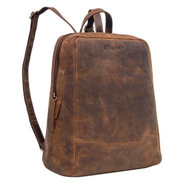 Vintage echtleder business rucksack