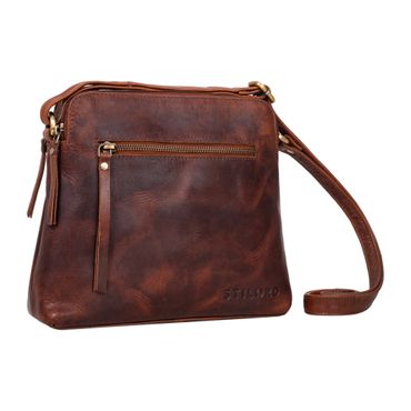 Lederhandtasche herren braun klein