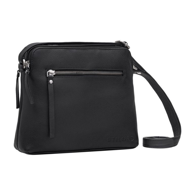 Retro Handtasche Freizeit schwarz