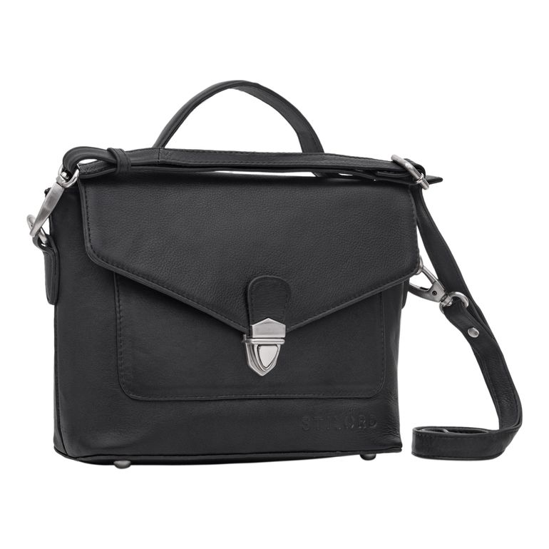 Damen Handtasche Leder Retro Look