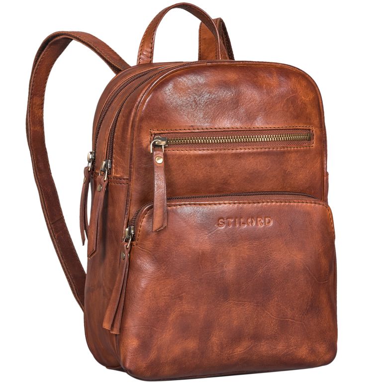 Kleiner Gabby Rucksack In Grün – Aus Satin & Polyester, Verstellbare Träger, Klassisches Design