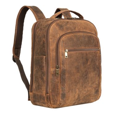 "Floyd" Laptop-Rucksack 14 - 16 Zoll Leder Herren und Damen