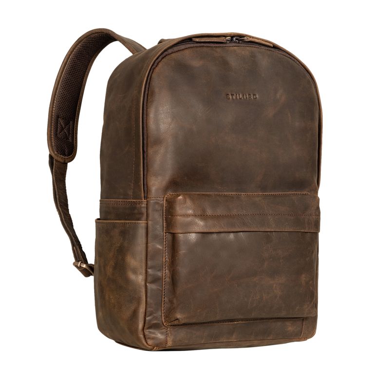 Damen Rucksack braun Echtleder
