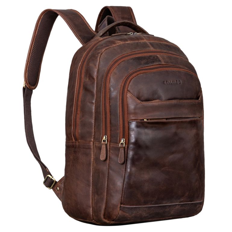 damen office rucksack leder
