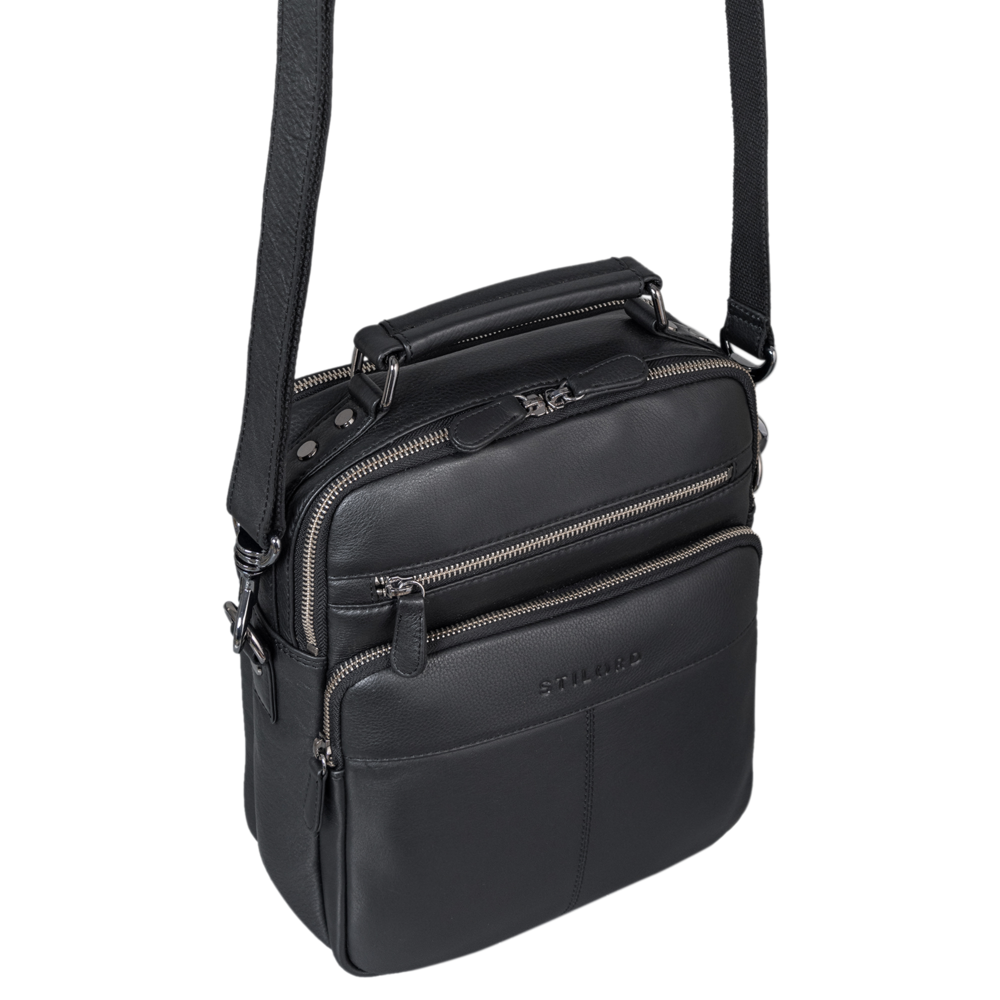 STILORD Bari Umhängetasche Herren - Echtleder Vintage Crossbody Bag