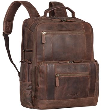 "Eike" Modischer Laptoprucksack 15,6 Zoll Leder