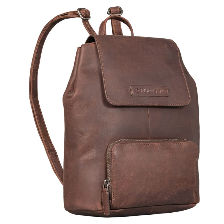 STILORD "Johanna" Kleiner Lederrucksack Damen Modern