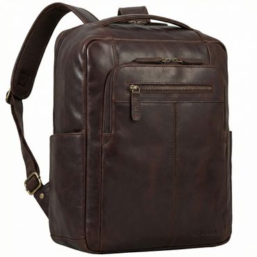 "Guido" Exklusiver Business Lederrucksack 15,6 Zoll Groß