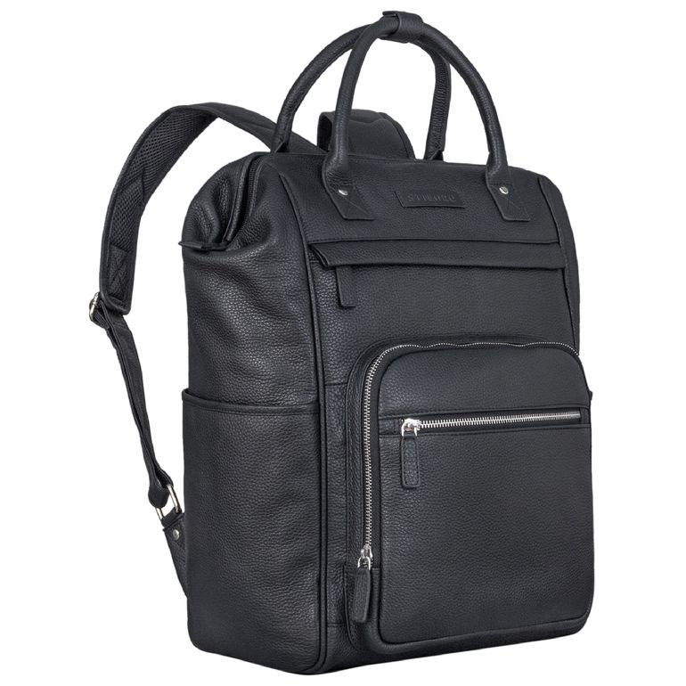 "Wendelin" Premium Leder Rucksack mit Laptop-Fach