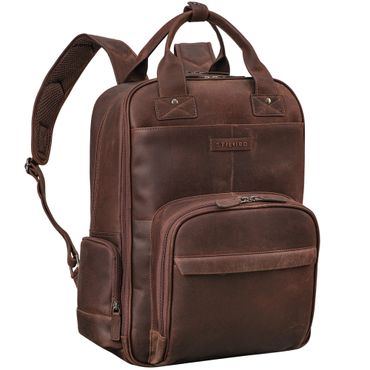 "Kasimir" Vintage Leder Wickelrucksack 