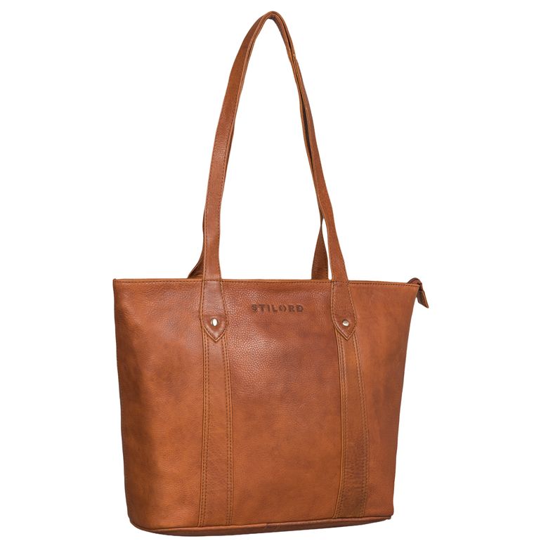 leder damen handtasche mittelgroß braun