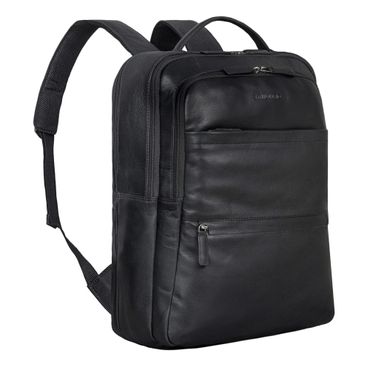 Großer Businessrucksack schwarz schlank Herren