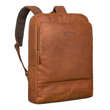 "Wilbert" Rucksack mit vielen Fächern Leder Vintage