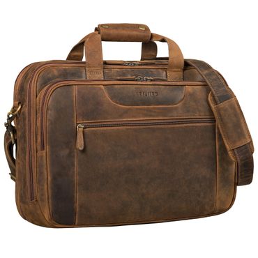 Aktentasche Leder braun Modernes Design