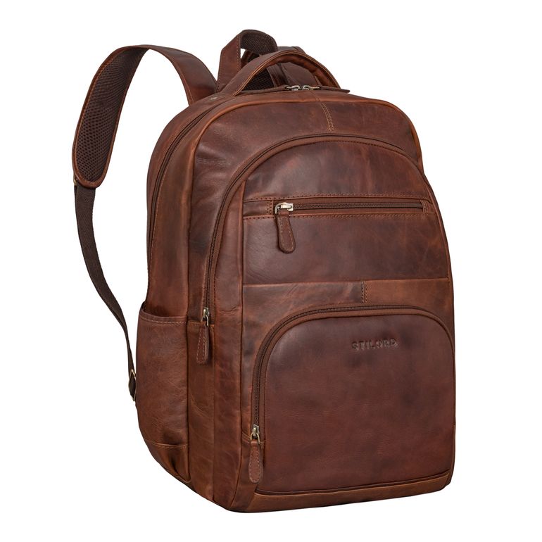 "Pierre" Leder Business Rucksack Damen und Herren