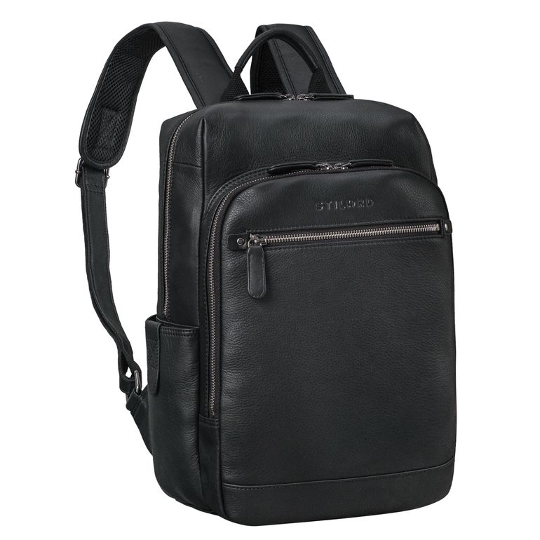 "Yuki" Business Lederrucksack Herren für 13.3 Zoll Laptop mittel-groß