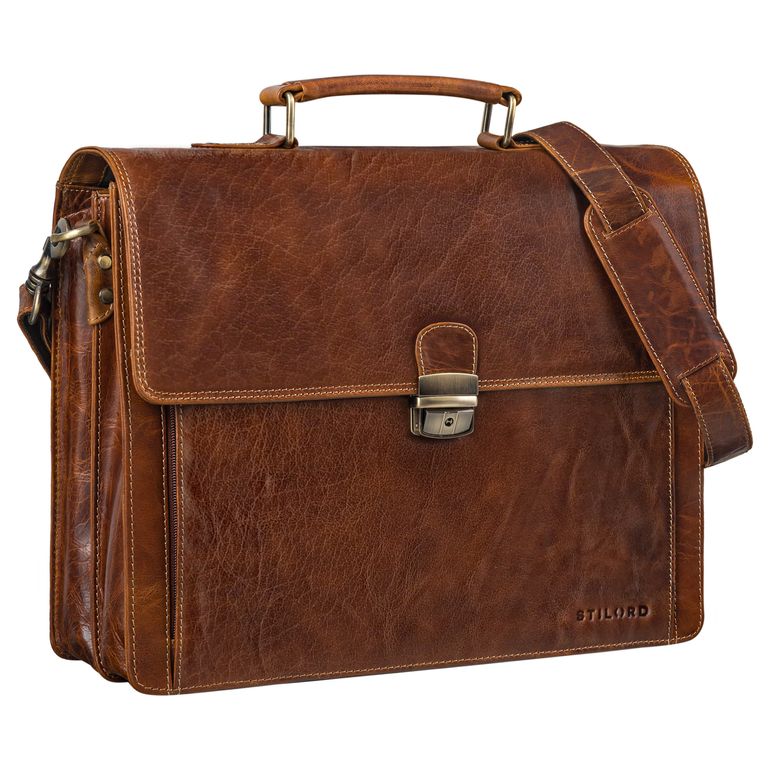 Laptoptasche Herren Leder braun