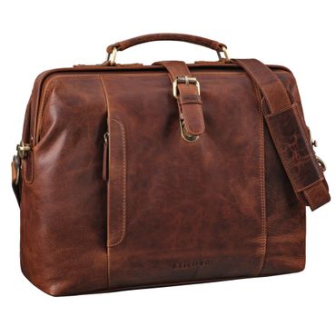 Vintage Umhängetasche Herren Leder braun