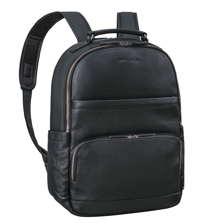 "Pavel" Business Lederrucksack Vintage mit 17.3 Zoll Laptopfach Herren Damen