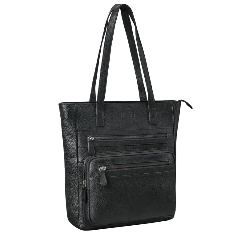 schwarze Damenhandtasche Leder