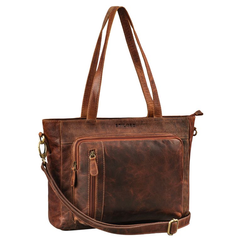 Leder Shopper Tasche für Damen