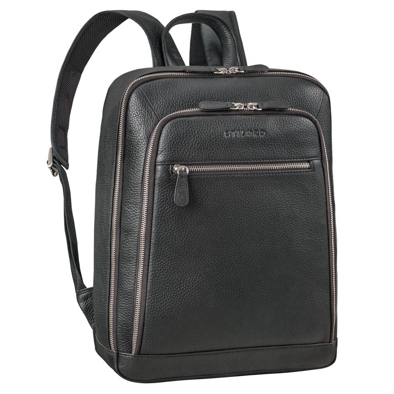 "Leslie" Lederrucksack Damen und Herren Business