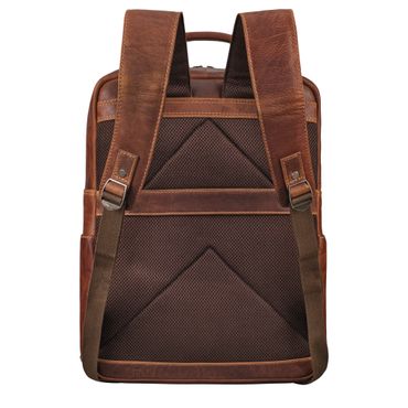 STILORD 'Grover' Business Laptop Rucksack Aus Echtem Leder – Für MacBook 16 Zoll, DIN A4, Vintage Look